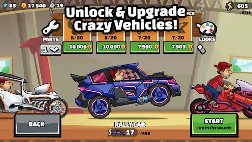 صعود تپه Hill Climb Racing 2 - اسکرین‌شات 2