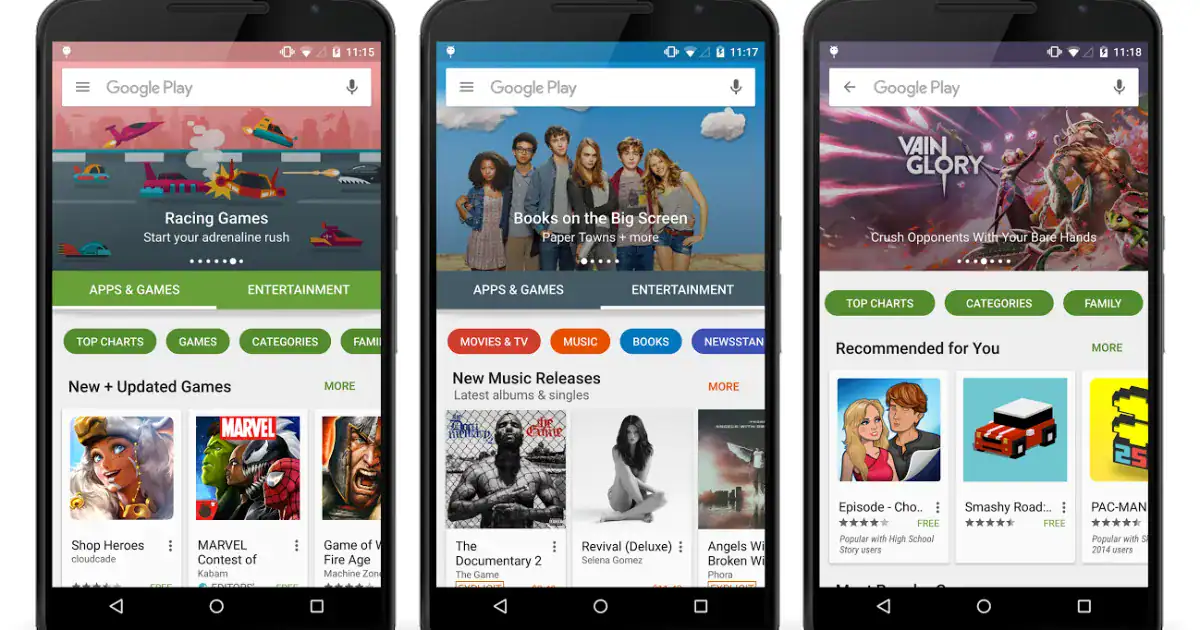گوگل پلی استور Google Play Store - اسکرین‌شات 2