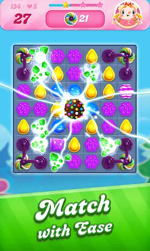 کندی کراش ساگا Candy Crush Saga - اسکرین‌شات 1