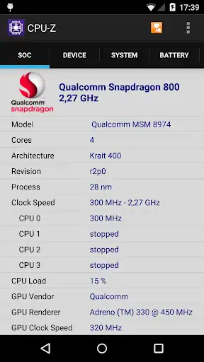 سی پی یو زد CPU-Z - اسکرین‌شات 1