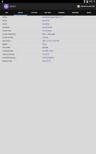 سی پی یو زد CPU-Z - اسکرین‌شات 15