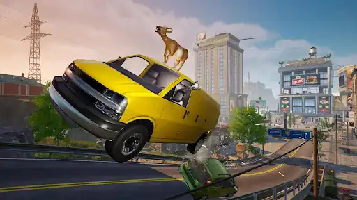 شبیه‌ساز بز Goat Simulator 3 - اسکرین‌شات 2