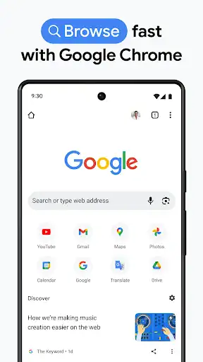گوگل کروم Google Chrome - اسکرین‌شات 1