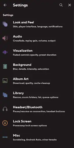 پاور ای ام پی Poweramp - اسکرین‌شات 8