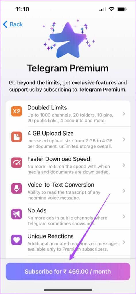 تلگرام پریمیوم telegram premium - اسکرین‌شات 4