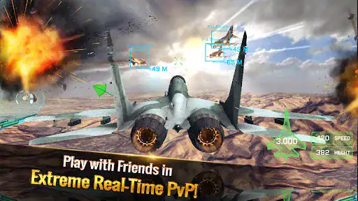 جنگنده تکخال Ace Fighter - اسکرین‌شات 1