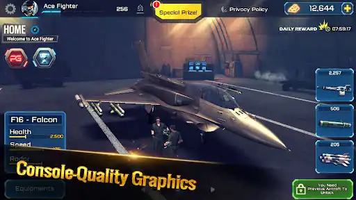 جنگنده تکخال Ace Fighter - اسکرین‌شات 2