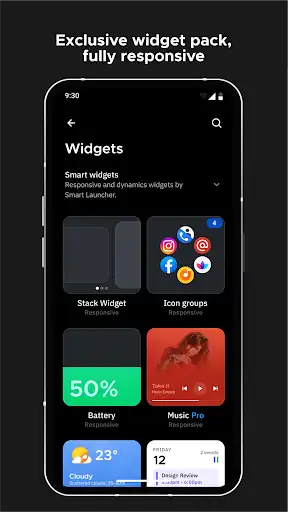 اسمارت لانچر Smart Launcher 6 - اسکرین‌شات 3