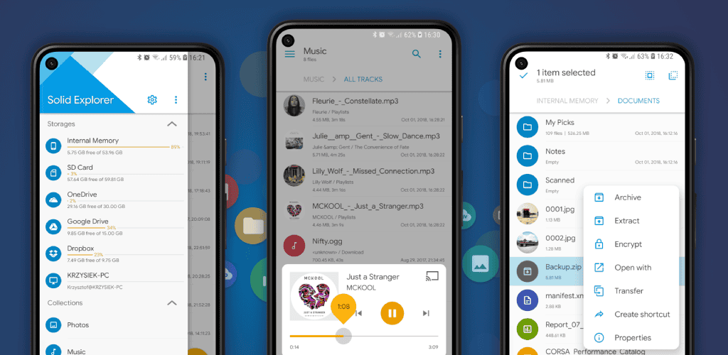 دانلود برنامه سالید اکسپلورر اندروید Solid Explorer 1 Solid Explorer