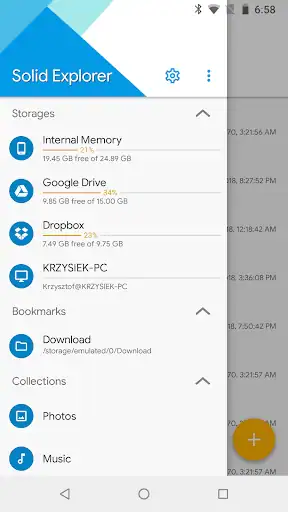 Solid Explorer File Manager - اسکرین‌شات 2