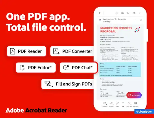 Adobe Acrobat Reader - اسکرین‌شات 1