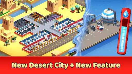 Idle Firefighter Tycoon - اسکرین‌شات 1