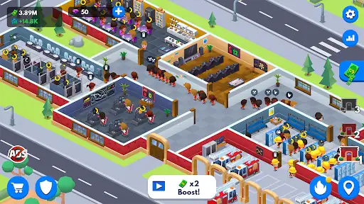 Idle Firefighter Tycoon - اسکرین‌شات 6