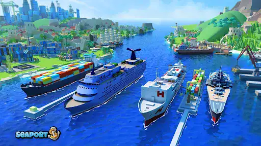 Sea Port: Cargo Boat Tycoon - اسکرین‌شات 16