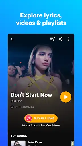 Shazam Find Music & Concerts - اسکرین‌شات 3