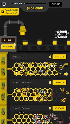 Idle Bee Factory Tycoon - اسکرین‌شات 3
