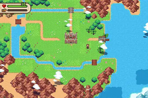 سرزمین اوو Evoland 2 - اسکرین‌شات 5